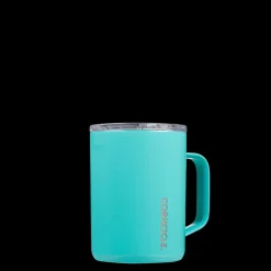Coffee Mug-CORKCICLE Classic Coffee Mug Gloss Turquoise