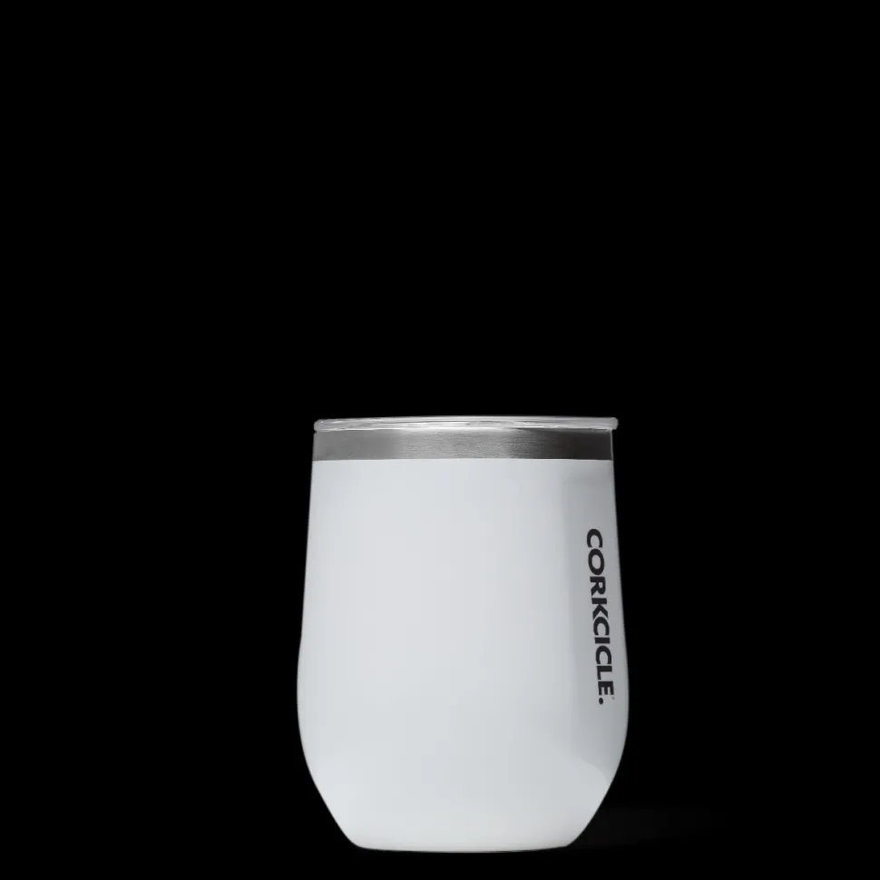 Stemless & Flute-CORKCICLE Classic Stemless Gloss White