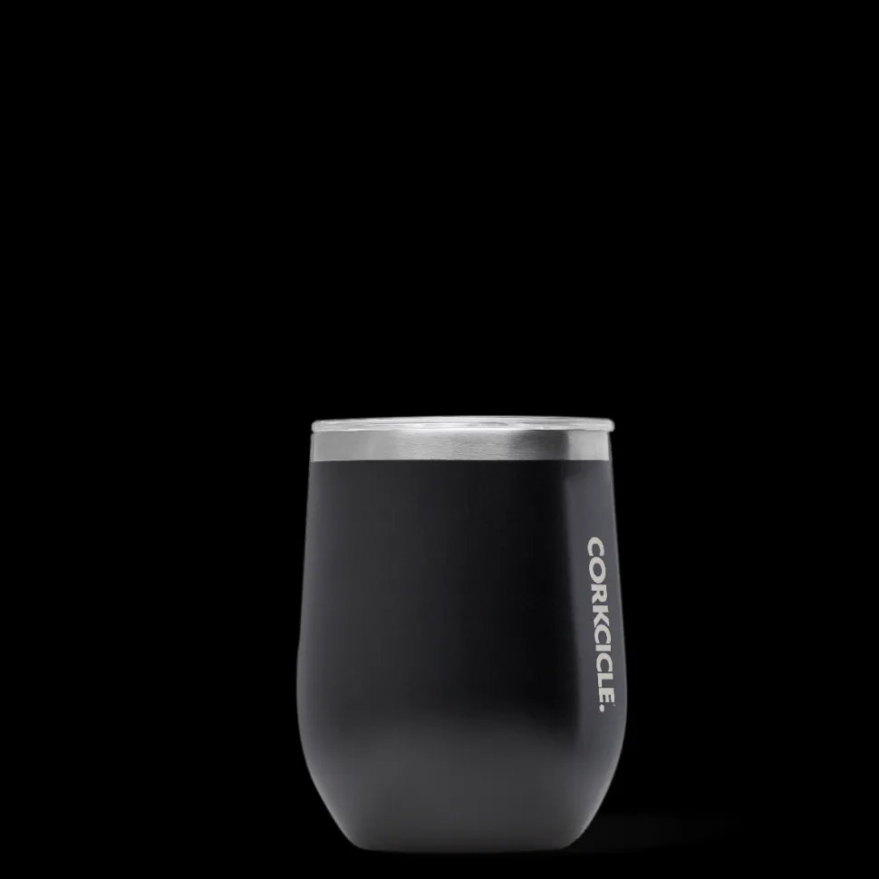Stemless & Flute-CORKCICLE Classic Stemless Matte Black