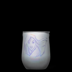 Stemless & Flute-CORKCICLE Disney100 Heritage Sketch Stemless Mulan