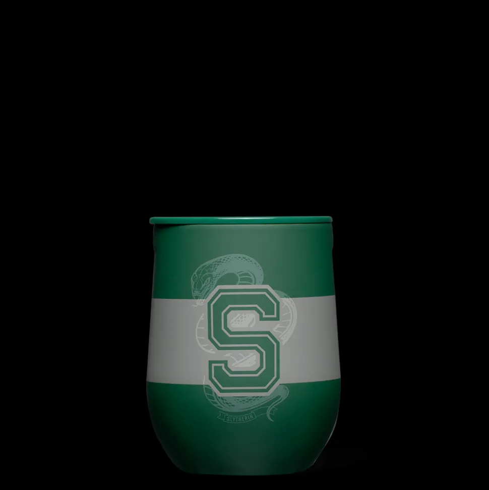 Stemless & Flute-CORKCICLE Harry Potter Stemless Slytherin
