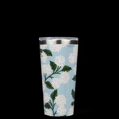 Tumbler-CORKCICLE Rifle Paper Co. Tumbler Blue Hydrangea